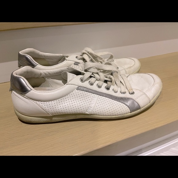 PRADA Men’s White Sneakers. Size 11. - Picture 3 of 4